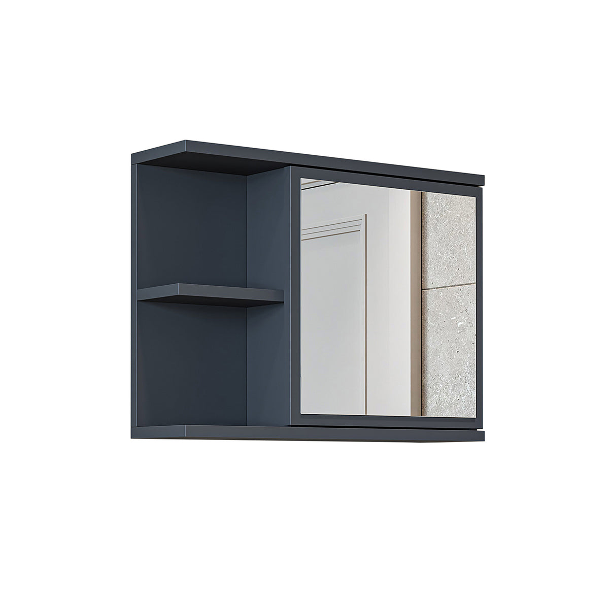 Roomart 4-teiliges Badmöbel-Set ADA, 60 cm, mit Waschbecken und Hochschrank, in 5 Farben