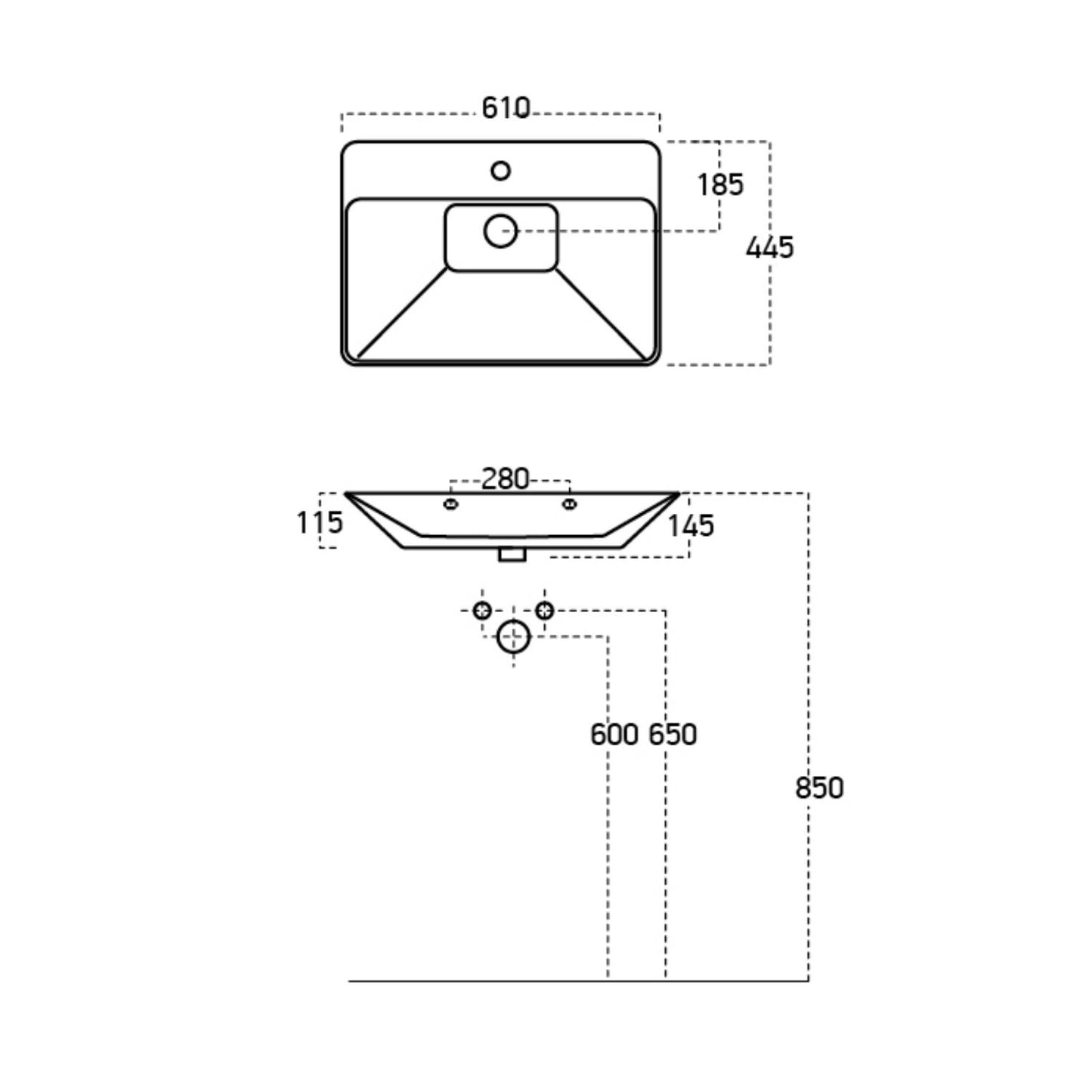 Roomart juego de muebles de baño ATLANTIC 4 piezas, en 5 colores, mueble de baño de 65 cm con lavabo de cerámica - armario con espejo - armario alto - armario con espejo de 80 cm de ancho, armarios con espejo para baño, armario con espejo para baño con iluminación, armario alibert, armario de baño con