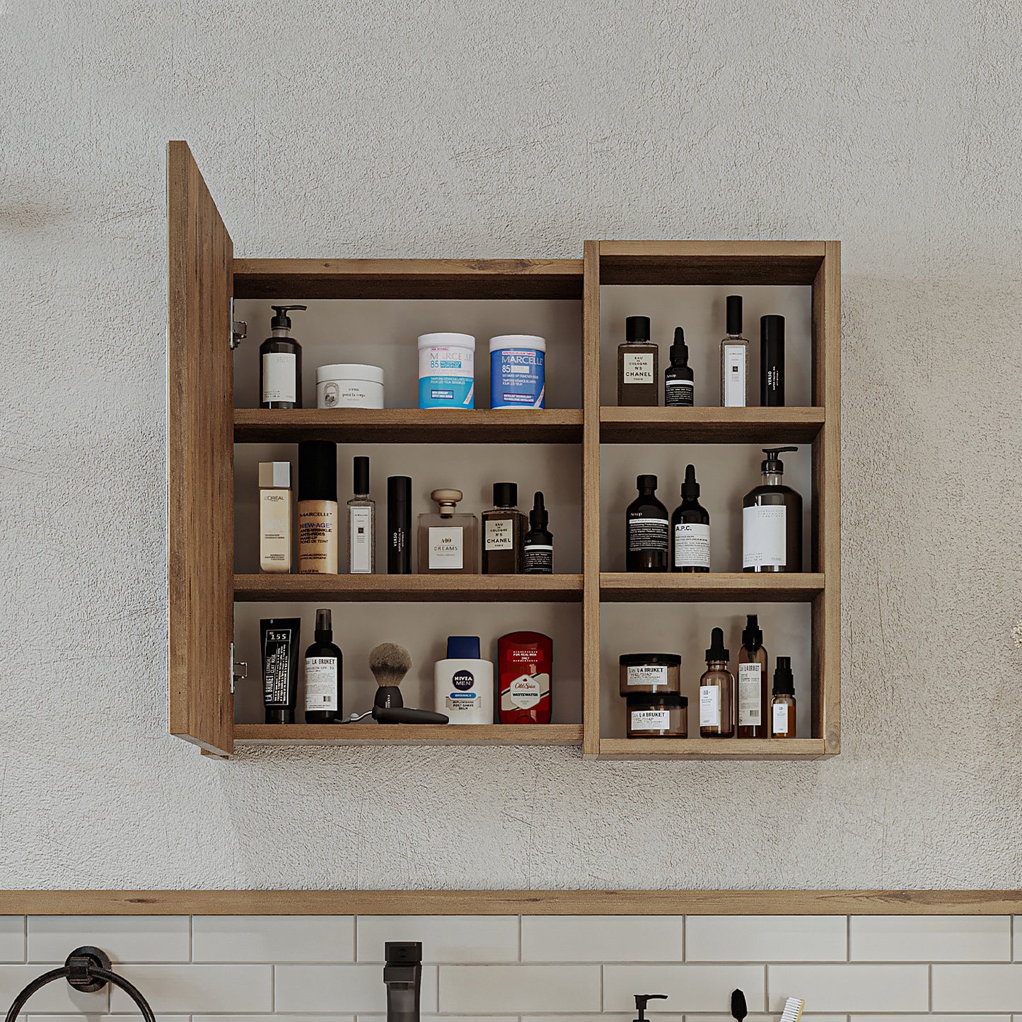 Roomart Badezimmermöbel Set LOTUS 75 cm 4 Teilig mit Keramik Waschbecken - badezimmerschrank, waschbecken, badezimmermöbel, badschrank, badezimmer, mit, unterschrank, badmöbel, set, waschtisch, möbel, badezimmermãbel, bad, badezimmerschränke, schmal, schm