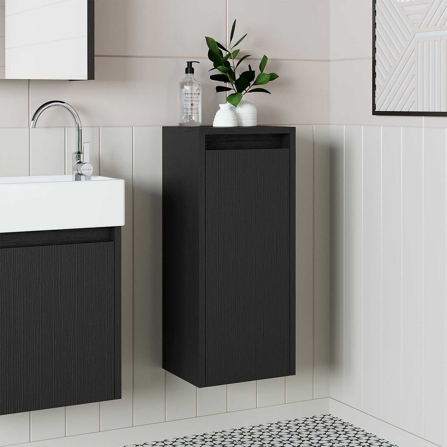 lavabo, lavabo, con, mobiletto, lavabo da appoggio, mobile da bagno, mobile da bagno, mobile da bagno, bagno, mobile da bagno, set, mobili, bagno, armadietti da bagno, stretto, armadietto, piccoli, bagni, largo, bagno, ospiti, wc, piccolo, sospeso