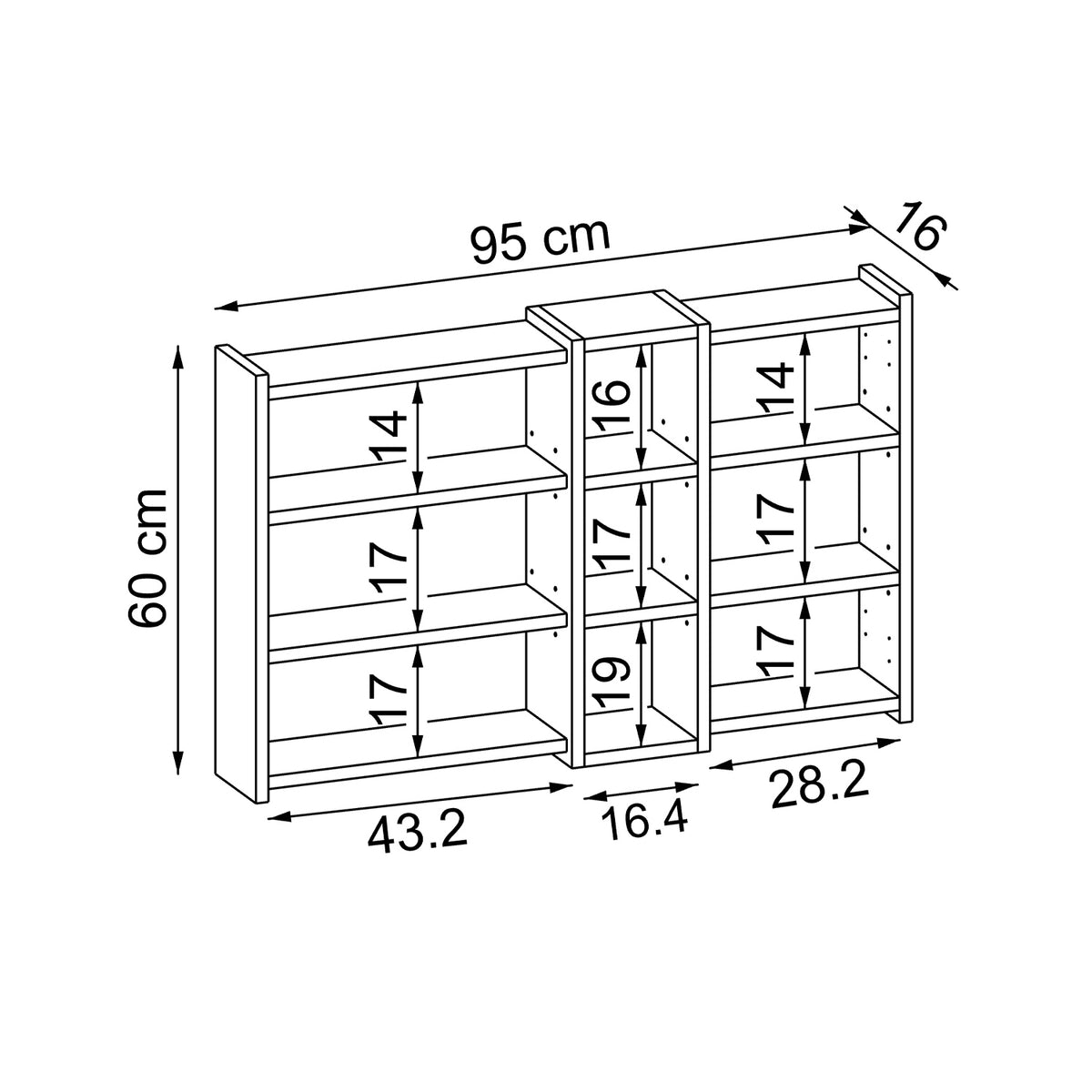 Roomart bathroom furniture set LOTUS 95 cm 4 pieces with ceramic washbasin - bathroom cabinet, washbasin, bathroom furniture, bathroom cabinet, bathroom, with, vanity unit, bathroom furniture, set, washbasin, furniture, bathroom furniture, bathroom, bathroom cabinets, narrow, narrow