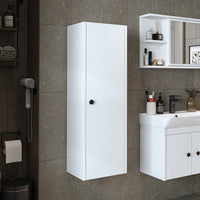 Roomart Seitenschrank „ADA“ – moderner 110 cm Bad-Hängeschrank mit Softclose – in Weiß, Eiche, Anthrazit oder Schwarz - Hängeschrank, wand,  hochschrank, hochschrank weiß, 60 cm breit, küche, waschküche, wohnzimmer, schmal, 40 cm breit landhausstil, stang