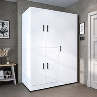 Roomart washing machine cabinet " DORA SET" for dryer & washing machine, 130 cm wide, in 4 colors, with doors & pull-out shelf - white - white oak - anthracite oak - oak - washing machine cabinet, washing machine shelf, washing tower, cabinet, white, washing machine