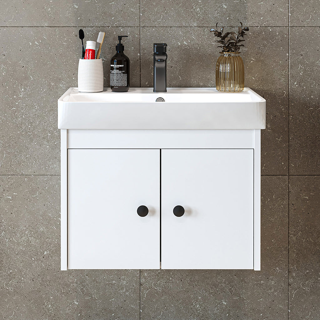 Bathroom furniture set - ADA - Vanity unit with washbasin - Mirror cabinet - Side cabinet - Bathroom furniture - bathroom cabinet, washbasin, bathroom furniture, bathroom cabinet, bathroom, with, vanity unit, bathroom furniture, set, washbasin, furniture, bathroom, bathroom