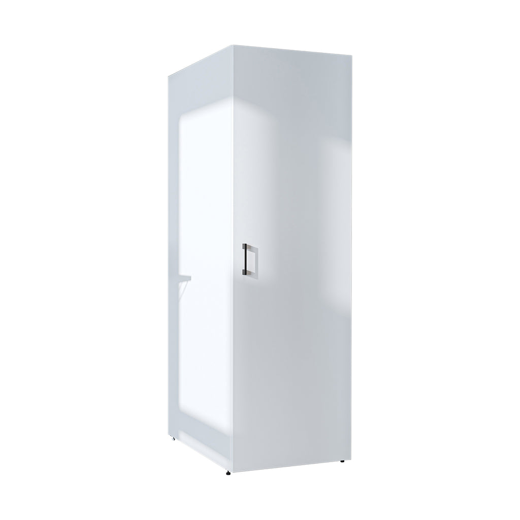 Roomart - DORA Armario Alto 60cm Ancho - Blanco - Roble Blanco - Roble Antracita - armario lavadora, estante lavadora, torre lavadora, armario, blanco, lavadoras, armario bajo, lavadora, secadora, armario hogar, armarios, armario baño, alto