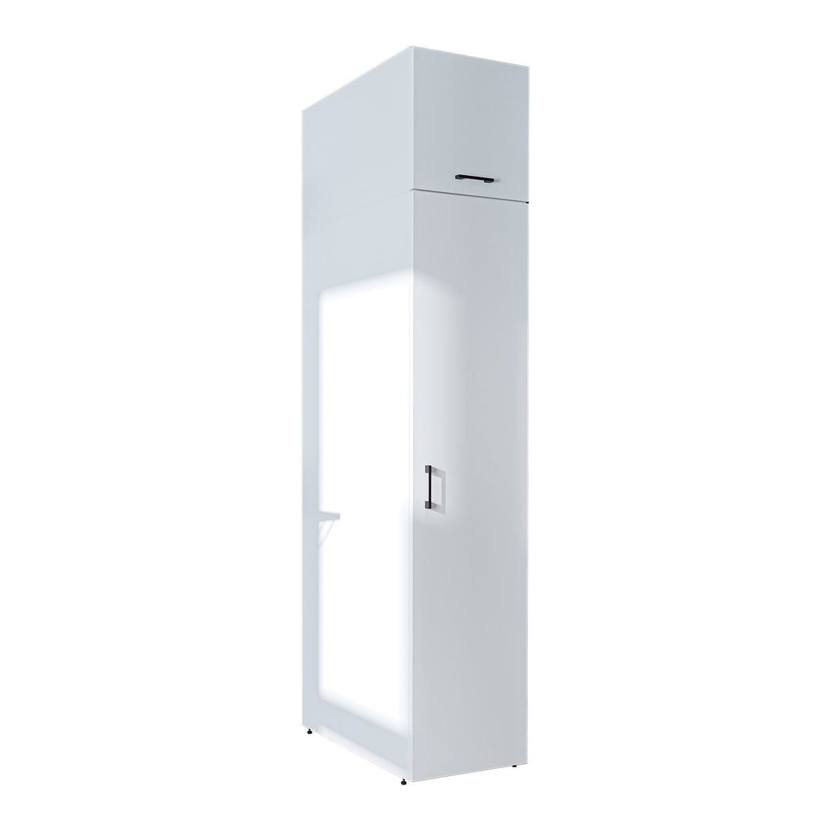 Roomart - DORA Armario alto 45cm ancho - Blanco - Roble blanco - Roble - Roble antracita - armario lavadora, estante lavadora, torre lavadora, armario, blanco, lavadoras, armario bajo, lavadora, secadora, armario hogar, armarios, armario baño, alto