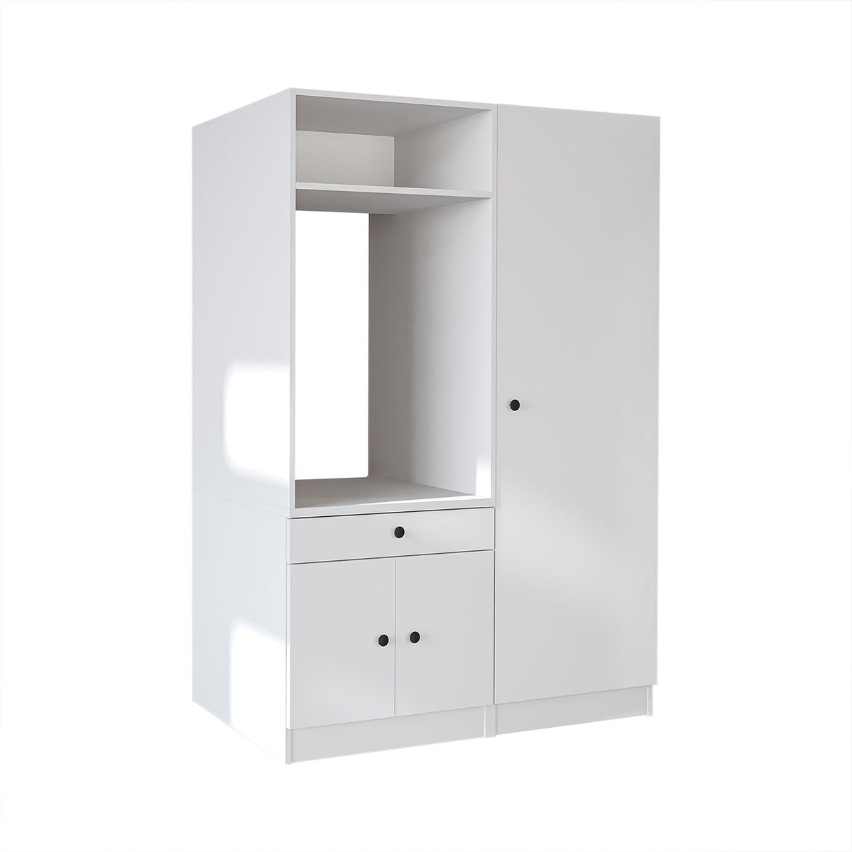 Roomart Waschmaschinenschrank SERIE 1, 127 cm, mit Hochschrank, in 3 Farben