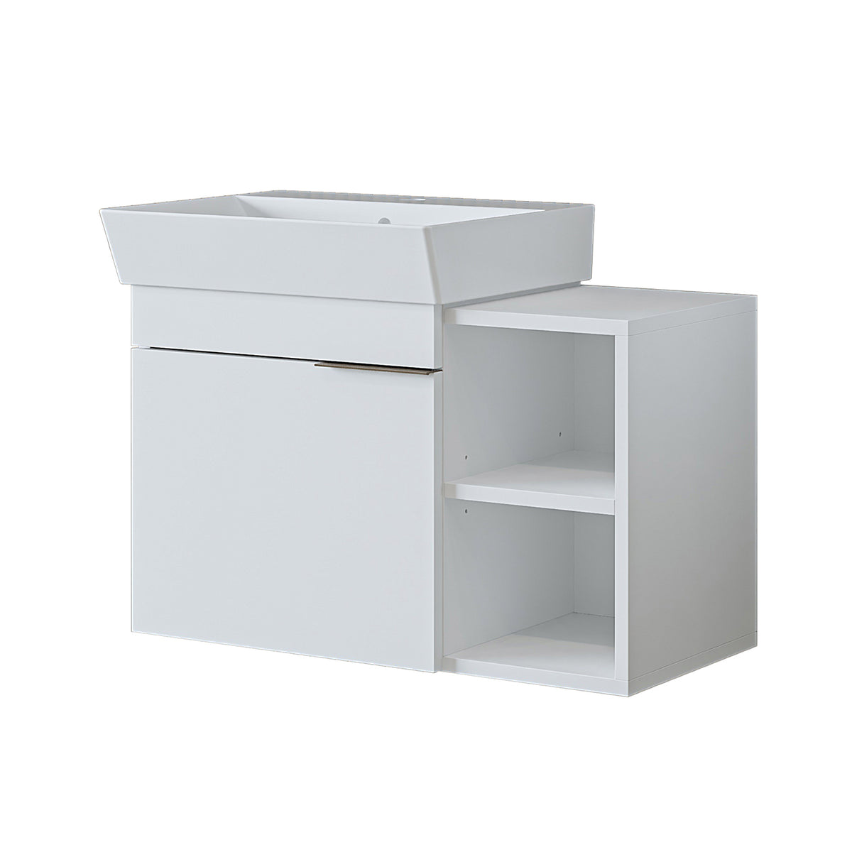Roomart Badmöbel LYCIA 72 cm, Waschtisch mit Keramik-Waschbecken, in 4 Farben
