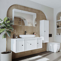 Dettagli per Roomart Set di mobili da bagno GUSTO 120 cm 4 pezzi con lavabo in ceramica Roomart Mobili da bagno - mobile da bagno, lavabo, mobili da bagno, mobile da bagno, bagno, con, vanità, mobili da bagno, set, lavabo, mobili