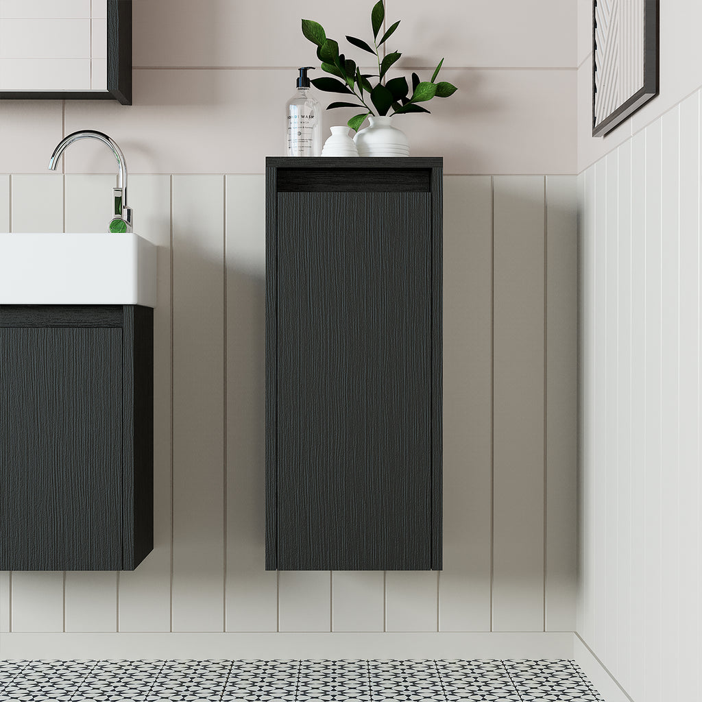 Roomart, bathroom furniture, side cabinet, bathroom shelf, in 4 colors