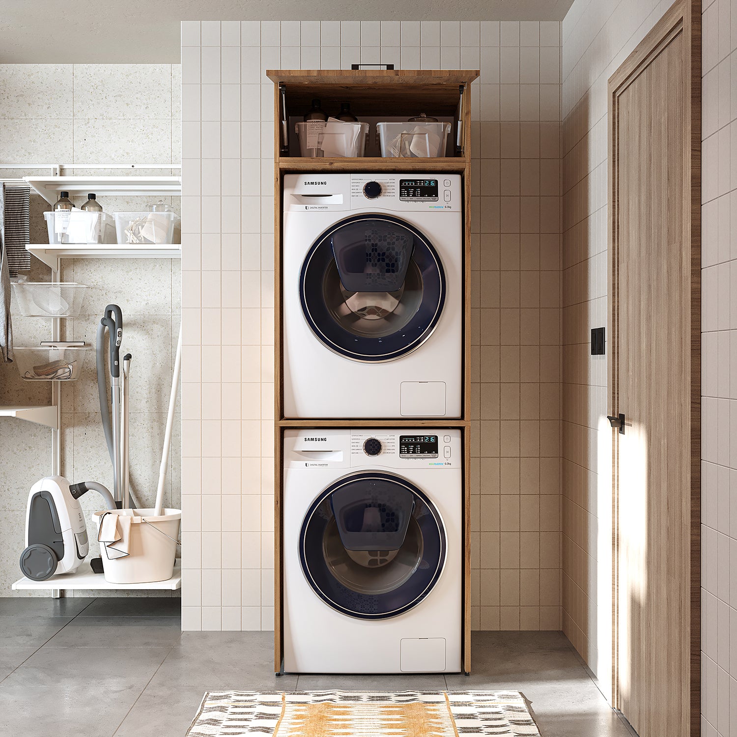 waschmaschienenüberschrank, waschtowerschrank, waschmaschine trockner aufsatz, waschmaschinen trockner aufsatz, waschmaschine dämpfer, gummi unterlage, waschmaschine zubehör, waschmaschine füße dämpfer, waschmaschine füße, waschmaschinenuntergestelle, däm