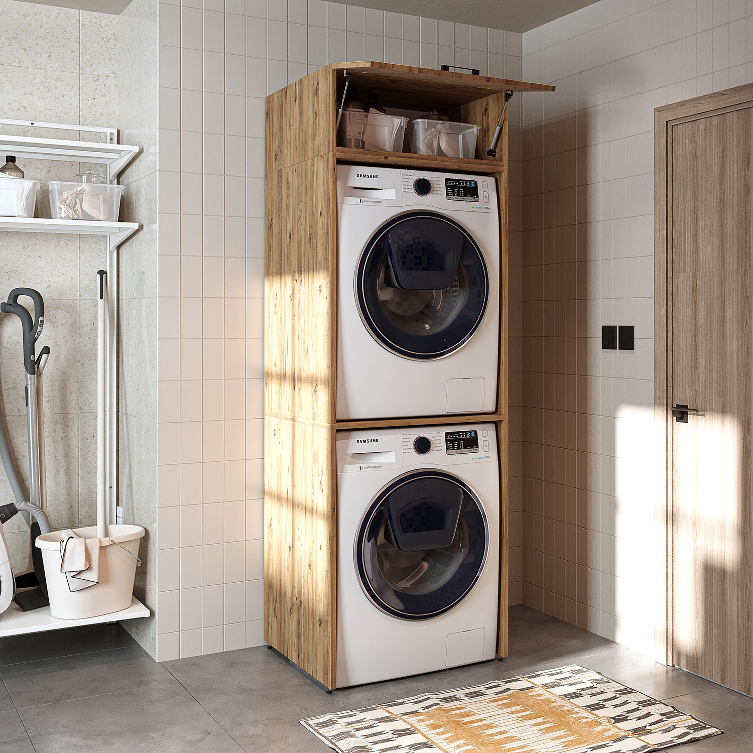 waschmaschienenüberschrank, waschtowerschrank, waschmaschine trockner aufsatz, waschmaschinen trockner aufsatz, waschmaschine dämpfer, gummi unterlage, waschmaschine zubehör, waschmaschine füße dämpfer, waschmaschine füße, waschmaschinenuntergestelle, däm