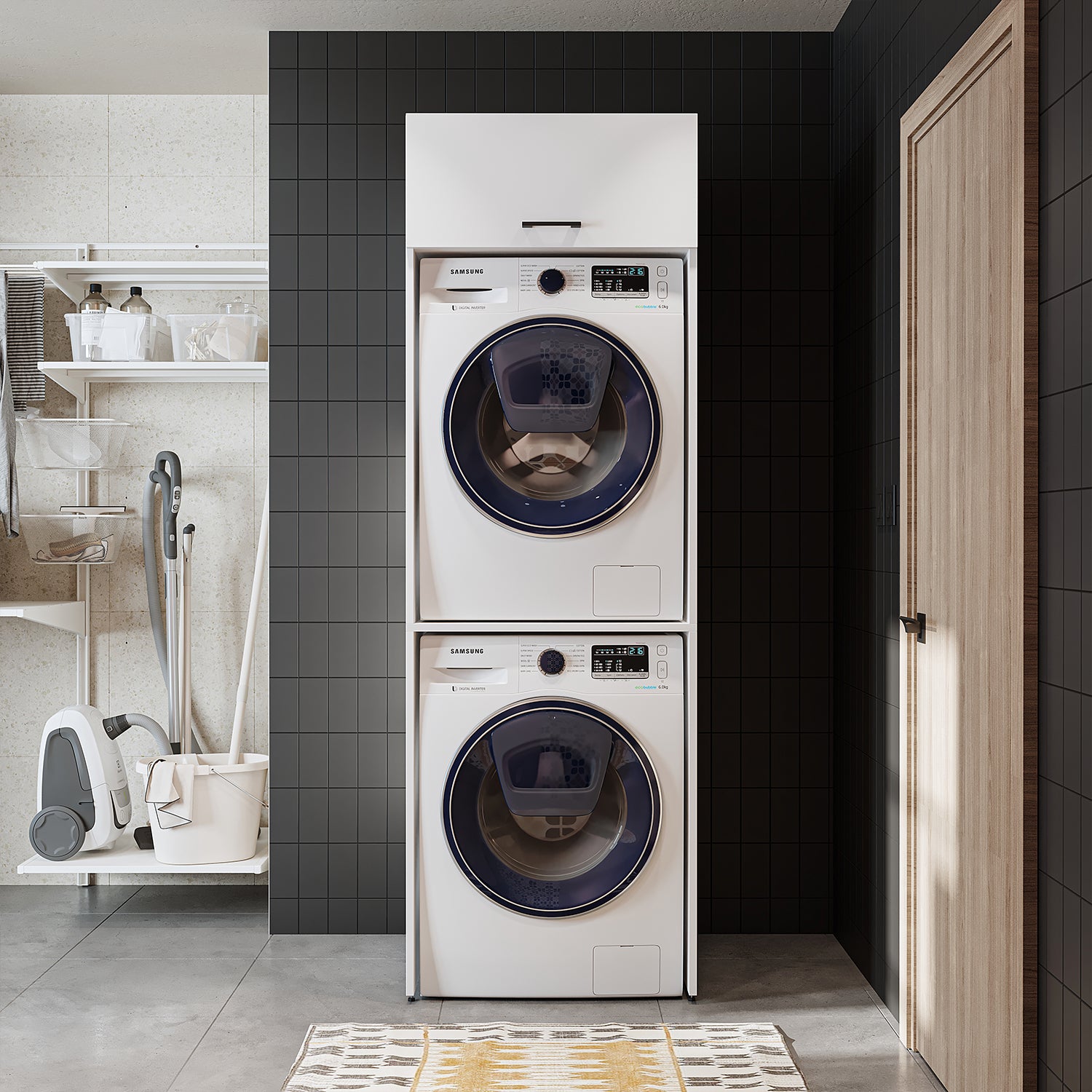 waschmaschienenüberschrank, waschtowerschrank, waschmaschine trockner aufsatz, waschmaschinen trockner aufsatz, waschmaschine dämpfer, gummi unterlage, waschmaschine zubehör, waschmaschine füße dämpfer, waschmaschine füße, waschmaschinenuntergestelle, däm