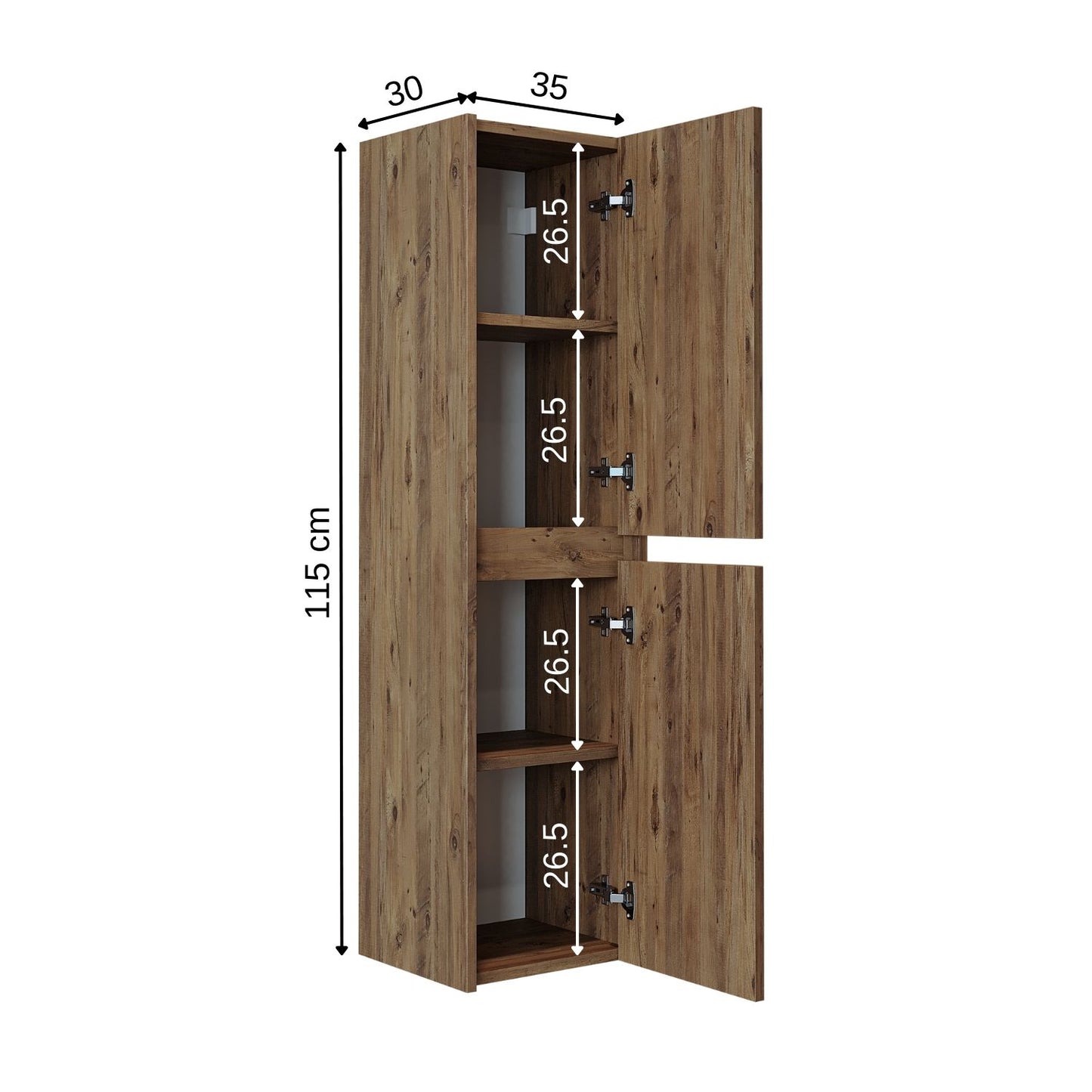 Roomart Badmöbel Set MELONA 3-teilig, in 4 Farben, 65cm Unterschrank • Spiegelschrank • Hochschrank-badezimmerschrank, waschbecken, badezimmermöbel, badschrank, badezimmer, mit, unterschrank, badmöbel, set, waschtisch, möbel, badezimmermãbel, bad, badezim