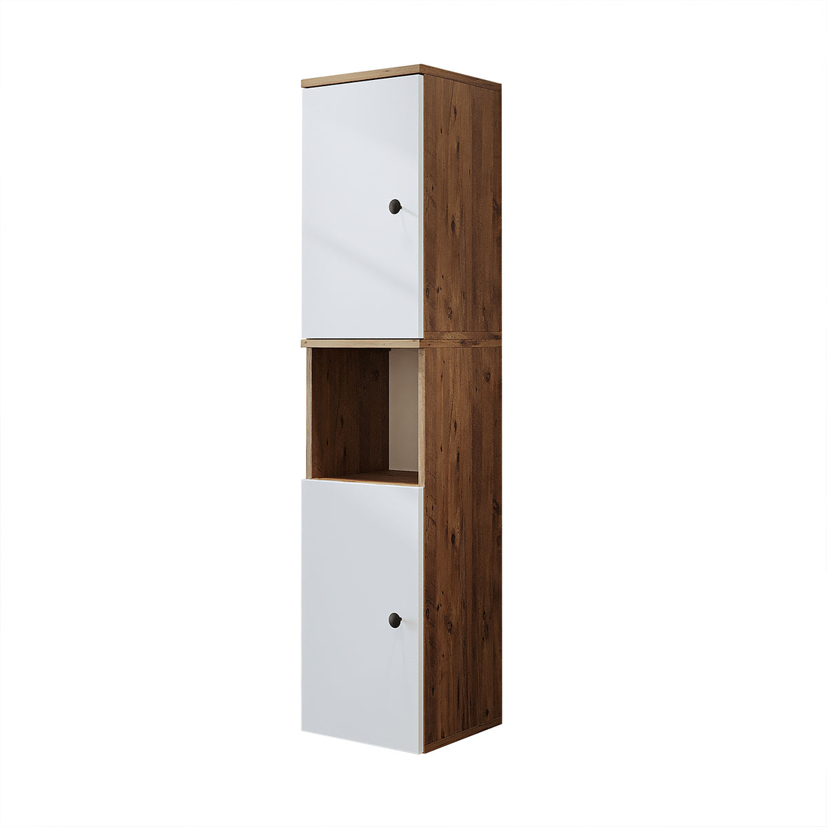 Roomart Badezimmermöbel Set LOTUS 95 cm 4 Teilig mit Keramik Waschbecken - badezimmerschrank, waschbecken, badezimmermöbel, badschrank, badezimmer, mit, unterschrank, badmöbel, set, waschtisch, möbel, badezimmermãbel, bad, badezimmerschränke, schmal, schm