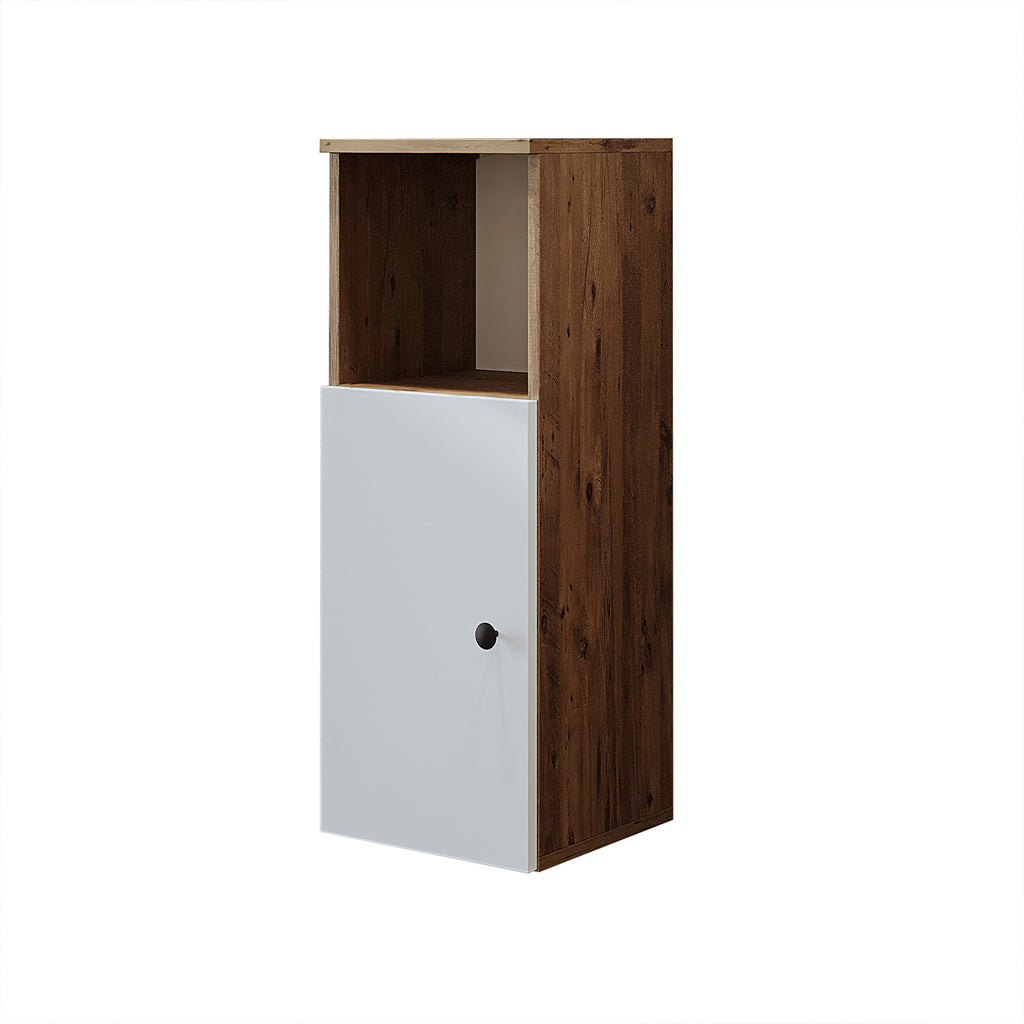 Roomart, Badezimmer Waschmaschinenschrank ATRIA, Waschmaschinenunterschrank, BHT: 70x 90 x 69 cm, in Weiß-Eiche, Eiche, Anthrazit Eiche, Weiß waschmaschinenschrank, waschmaschinenregal, waschturm, schrank, weiß, waschmaschinen, unterschrank, waschmaschine