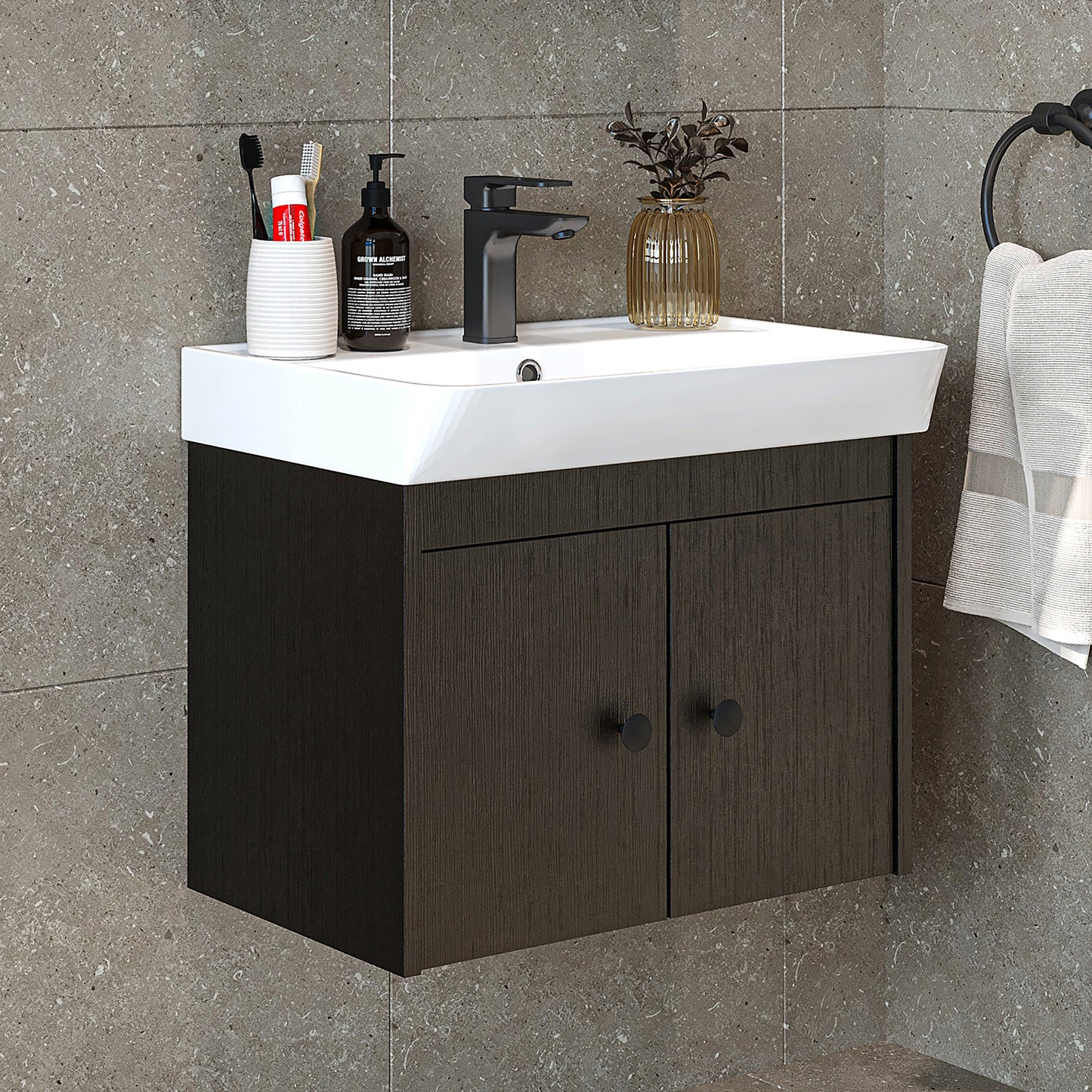 Set di mobili da bagno - ADA - Mobiletto con lavabo - Specchiera - Mobiletto laterale - Mobili da bagno - mobile da bagno, lavabo, mobili da bagno, mobile da bagno, bagno, con, mobiletto, mobili da bagno, set, lavabo, mobili, bagno, bagno