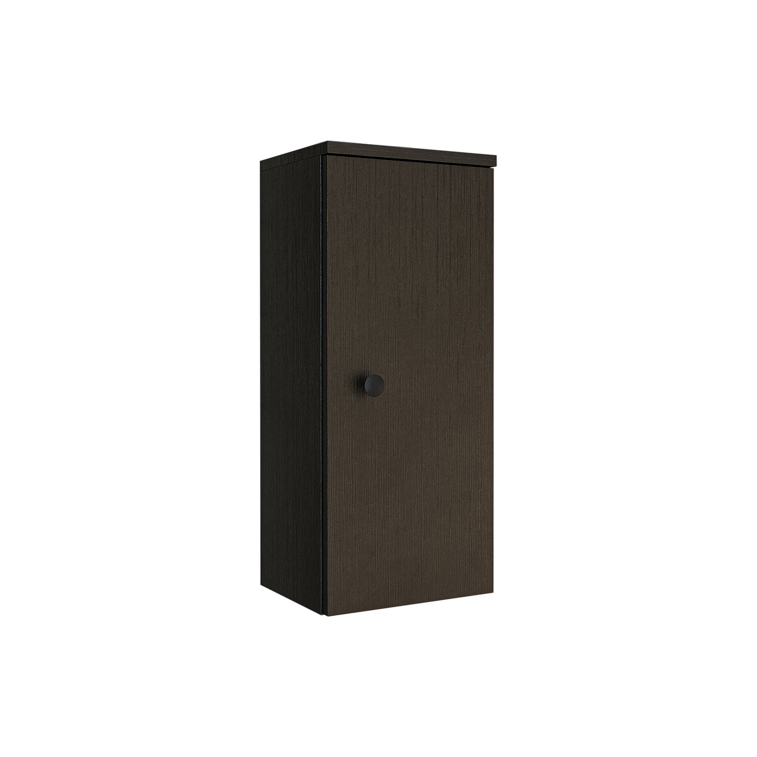 Roomart armario lateral "Punto" - moderno, compacto armario de pared para baño de 70 cm con cierre suave - en blanco, roble blanco, roble o roble antracita - armario de pared, pared, armario alto, armario alto blanco, 60 cm de ancho, cocina, lavadero, salón, estrecho, 40 cm de ancho