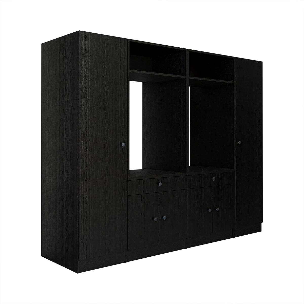 Ver detalles de Roomart Armario para lavadora y mueble alto para lavadero y cuarto de servicio - 224 cm de ancho - con práctico estante extraíble - disponible en blanco, roble o roble negro Roomart Armario para lavadora y mueble alto para lavadero y cuarto de servicio - 224 cm de ancho - con práctico estante extraíble - disponible en blanco, roble o roble negro