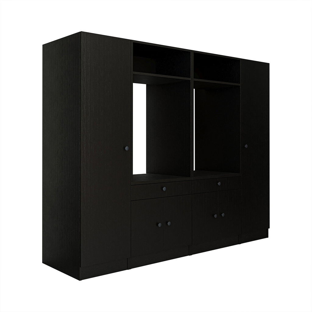 View details for Roomart Washing machine cabinet & wall unit for laundry room and utility room - 224 cm wide - with practical pull-out shelf - available in white, oak or black oak Roomart Washing machine cabinet & wall unit for laundry room and utility room - 224 cm wide - with practical pull-out shelf - available in white, oak or black oak