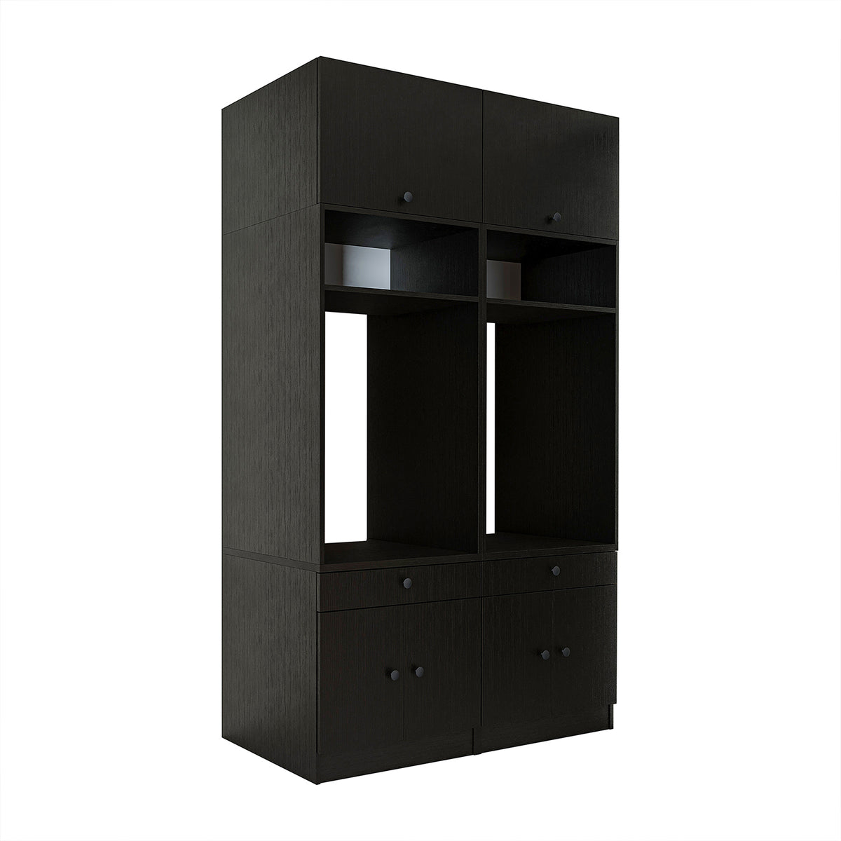 Armario doble para lavadora Roomart, con estante extraíble, en 3 colores, HBT: 230 x134x67 cm - armario para lavadora, estante para lavadora, torre de lavado, armario, blanco, lavadoras, mueble bajo, lavadora, secadora, armario doméstico, armario
