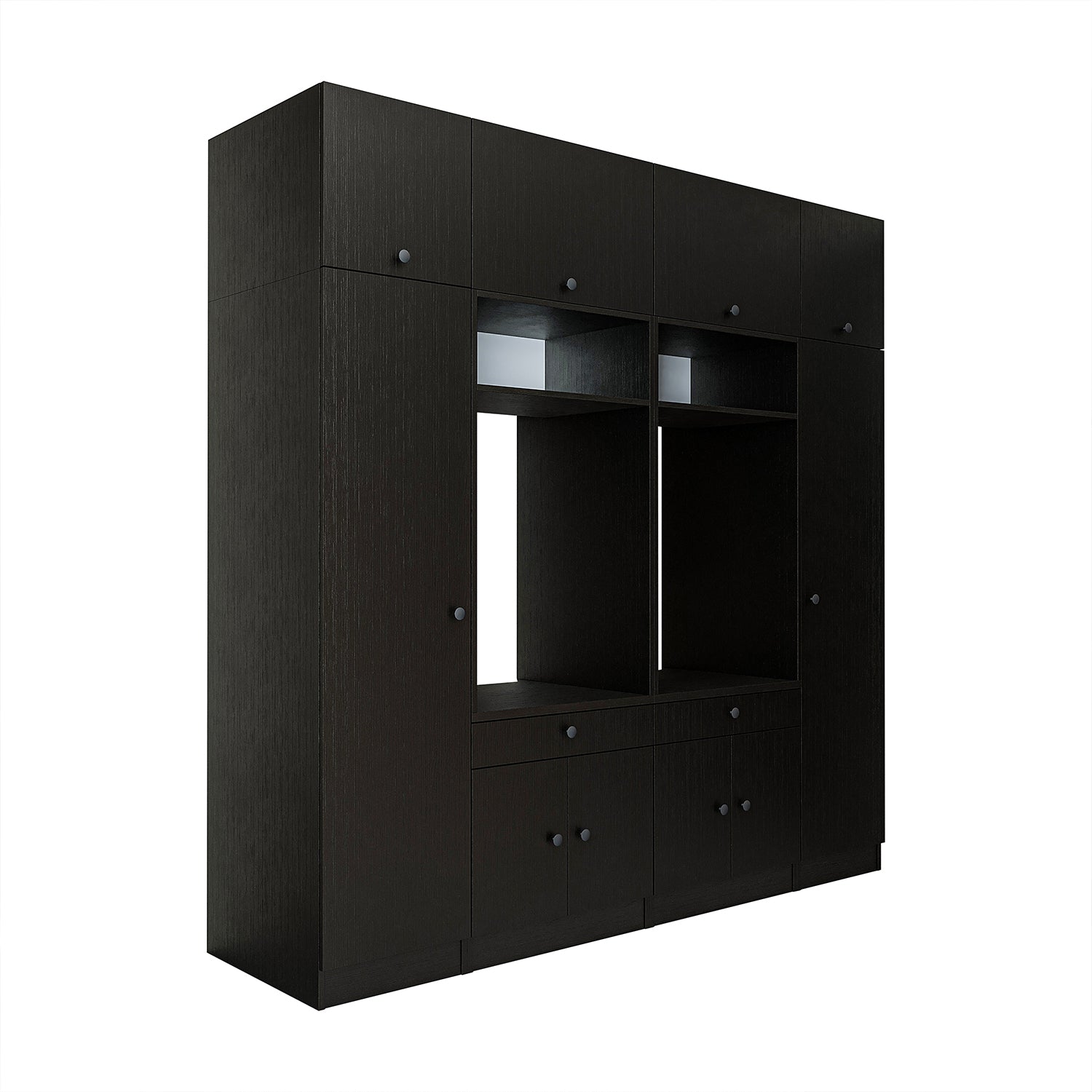 View details for Roomart Washing machine cabinet & wall unit for laundry room and utility room - 224 cm wide - with practical pull-out shelf - available in white, oak or black oak Roomart Washing machine cabinet & wall unit for laundry room and utility room - 224 cm wide - with practical pull-out shelf - available in white, oak or black oak