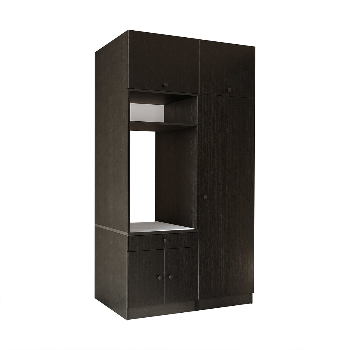 Roomart Waschmaschinenschrank SERIE 1, 127 cm, mit Hochschrank, in 3 Farben