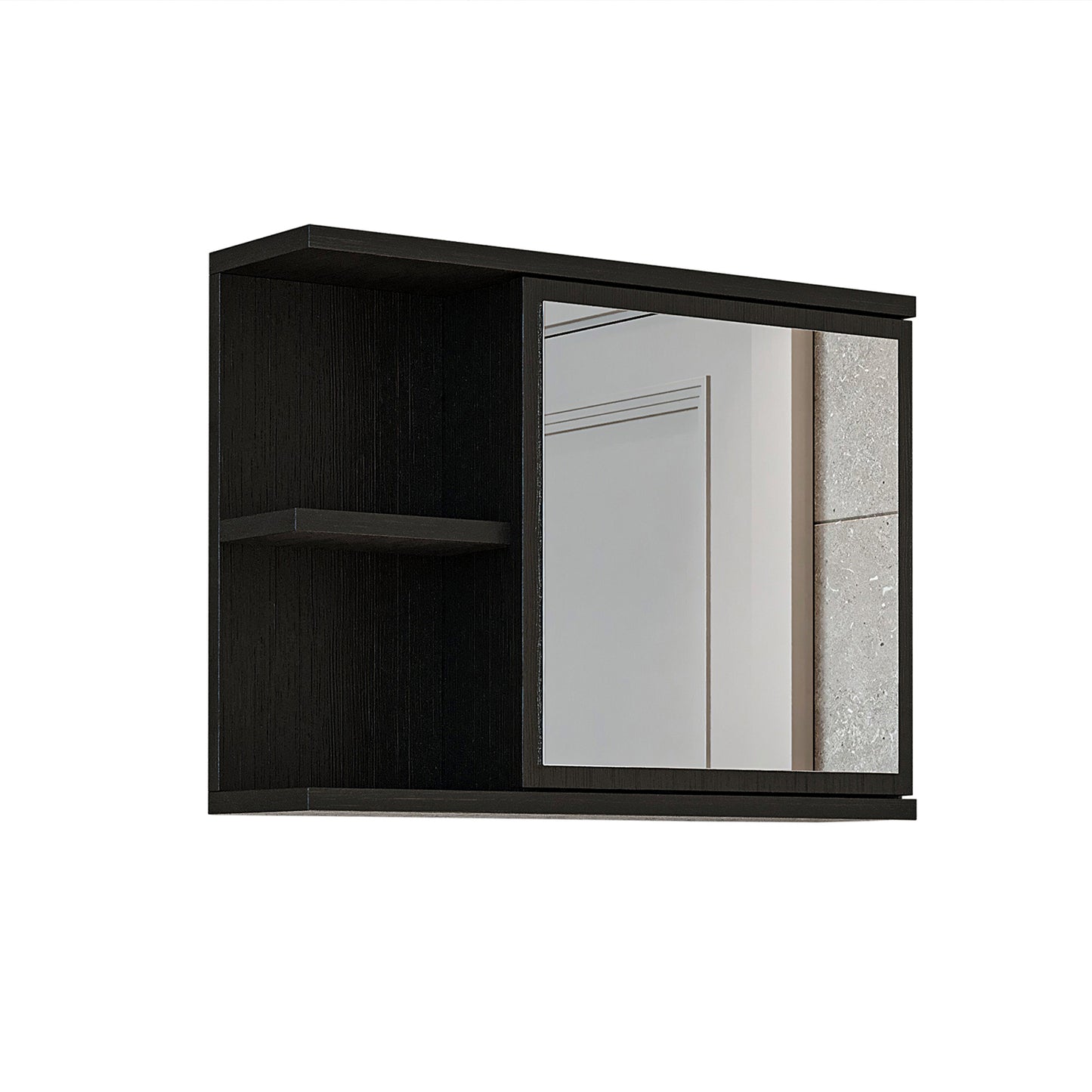 Roomart Badezimmerspiegelschrank "ADA“ – moderner, kompakter 60 cm Badschrank mit Spiegel – in Weiß, Eiche, Anthrazit oder Schwarz Roomart Badezimmerspiegelschrank "ADA“ – moderner, kompakter 60 cm Badschrank mit Spiegel – in Weiß, Eiche, Anthrazit oder S