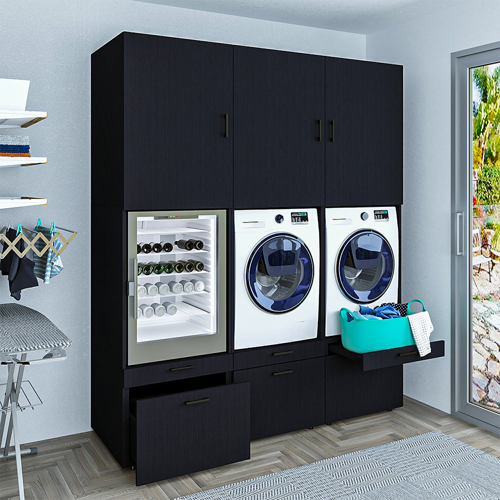 waschmaschine aufsatz für trockner, wäschekorb schrank, waschmaschinenunterbau, waschmaschinenuntergestelle, waschmaschinenregal überbau, washing machine cabinet, waschmaschinenunterschrank, washing machine stand, überbauregal waschmaschine, stauraumschrank, stauraumschrank, mit viel stauraum, weiß, schwarz eiche