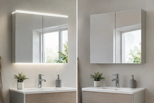 Spiegelschrank mit LED oder ohne - was passt?