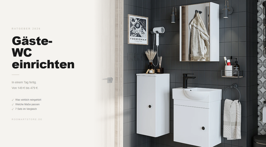 Gäste-WC einrichten — was wirklich reingehört und was du in einem Tag erledigen kannst