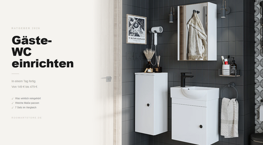 Gäste-WC einrichten — was wirklich reingehört und was du in einem Tag erledigen kannst