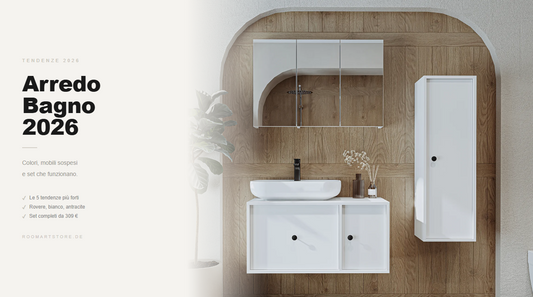 Arredo bagno 2026 — tendenze, colori e mobili che funzionano