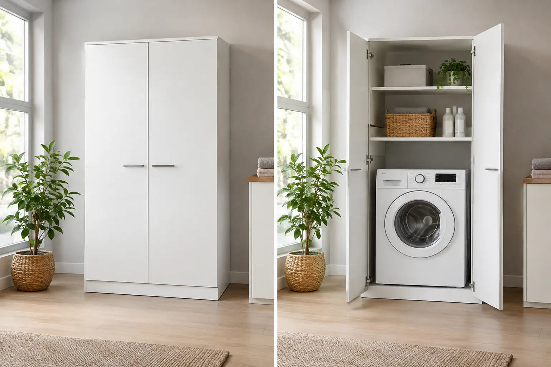 Waschmaschinenschrank offen oder geschlossen?