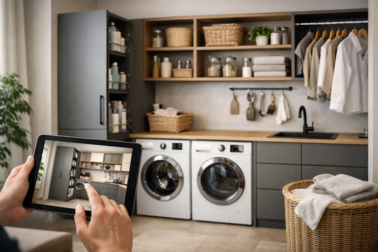 Hauswirtschaftsraum Makeover mit DORA planen