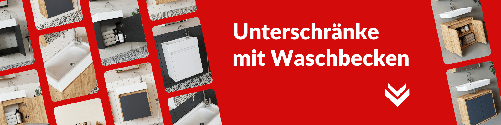 Unterschränke mit/ohne Waschbecken 2