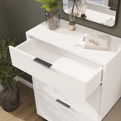 Roomart 4-teiliges Garderobenset NORD, mit Schuhschrank, Sitzbank, Garderobenpaneel 130 cm und Spiegel, in 2 Farben