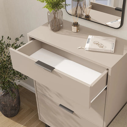 Roomart 4-teiliges Garderobenset NORD, mit Schuhschrank, Sitzbank, Garderobenpaneel 130 cm und Spiegel, in 2 Farben