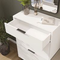 Roomart 4-teiliges Garderobenset NORD, mit Schuhschrank, Sitzbank mit Schuhklappe, Garderobenpaneel 130 cm und Spiegel, in 2 Farben