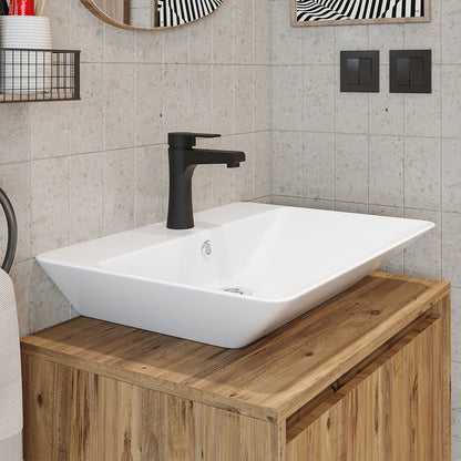 Roomart Waschtischarmatur, Wasserhahn für Bad und Gäste-WC, in 2 Farben