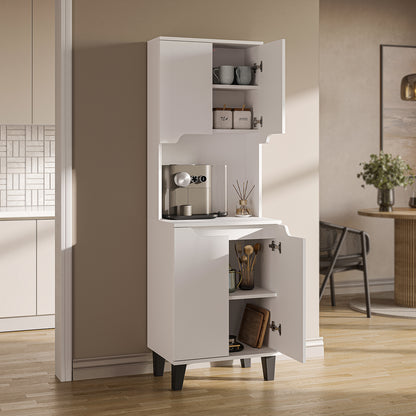 Roomart Küchenschrank DEFNE, 182 cm, mit offener Nische für Kaffeemaschine, in 5 Farben