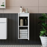 Roomart, bathroom furniture, side cabinet, bathroom shelf, in 4 colors