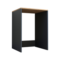 Roomart, Badezimmer Atlantic, Waschmaschinenschrank, Badezimmerschrank BHT: 65 x 90 x 60 cm, in Weiß-Eiche, Anthrazit Eiche- badezimmerschrank, waschbecken, badezimmermöbel, badschrank, badezimmer, mit, unterschrank, badmöbel, set, waschtisch, möbel, bade