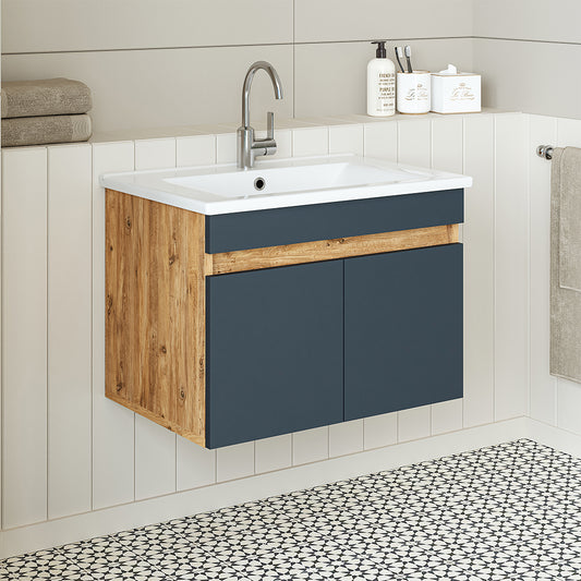Roomart Atria, Waschbecken mit Unterschrank 65 cm, in 4 Farben, Badezimmermöbel