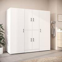 Roomart Waschmaschinenschrank DORA-I 190 cm, Weiß, 186 cm hoch
