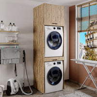 mobile per lavatrice da bagno, dispositivo di sicurezza per il trasporto della lavatrice, mobile base per lavatrice, smorzatore di risonanza, piano per asciugatrice, porta asciugatrice, piano per asciugatrice, base per lavatrice con cassetto, rialzo per lavatrice, telaio intermedio universale per asciugatrice e base per lavatrice, piedini per lavatrice, pannellatura per lavatrice, rialzo per lavatrice, piano per asciugatrice