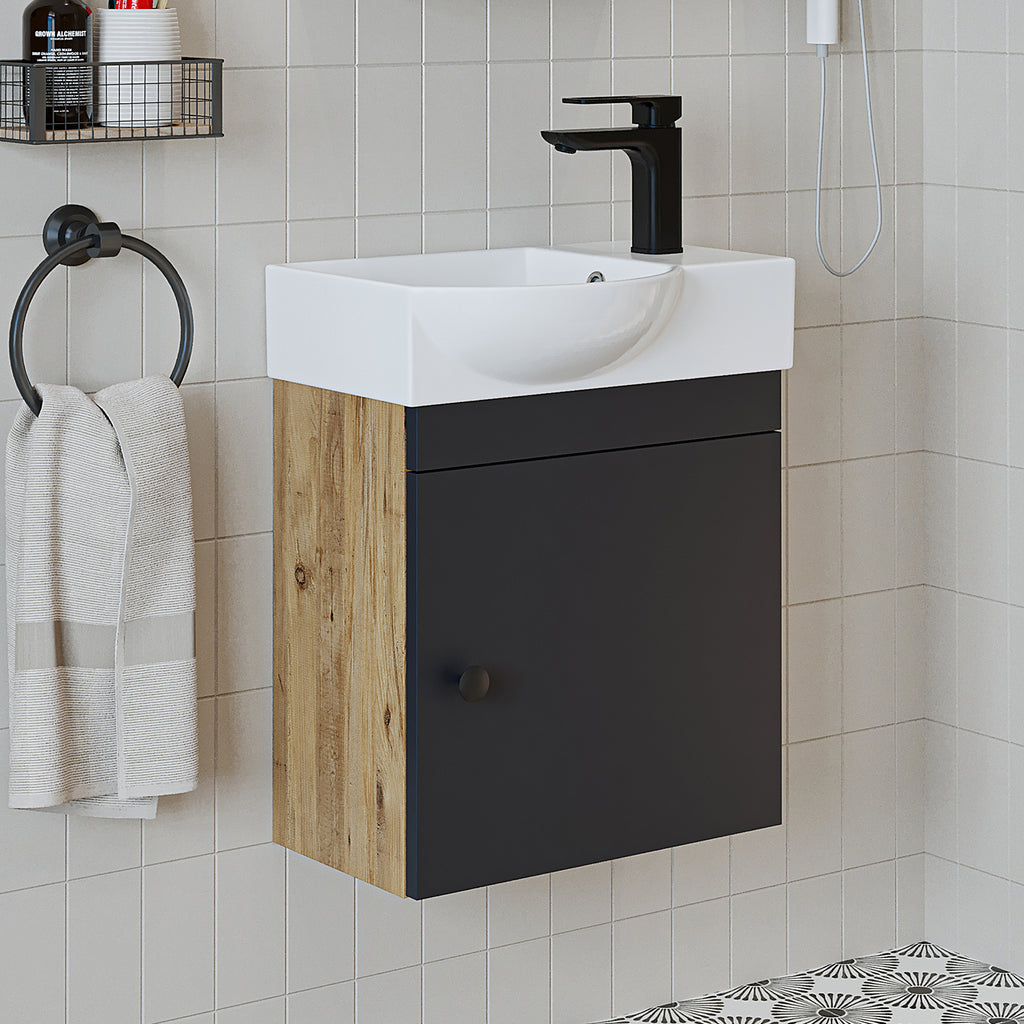 Ensemble de meubles de salle de bain - PUNTO - Meuble sous vasque - Meubles de salle de bain - Gäste WC - armoire de salle de bain, lavabo, meuble de salle de bain, armoire de salle de bain, avec, meuble sous vasque, meuble de salle de bain, ensemble, lavabo, meuble, meuble de salle de bain, salle de bain, armoires de salle de bain, schm