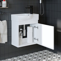 Ensemble de meubles de salle de bain - PUNTO - Meuble sous vasque - Meubles de salle de bain - Gäste WC - armoire de salle de bain, lavabo, meuble de salle de bain, armoire de salle de bain, avec, meuble sous vasque, meuble de salle de bain, ensemble, lavabo, meuble, meuble de salle de bain, salle de bain, armoires de salle de bain, schm