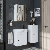 Ensemble de meubles de salle de bain - PUNTO - Meuble sous vasque - Meubles de salle de bain - Gäste WC - armoire de salle de bain, lavabo, meuble de salle de bain, armoire de salle de bain, avec, meuble sous vasque, meuble de salle de bain, ensemble, lavabo, meuble, meuble de salle de bain, salle de bain, armoires de salle de bain, schm