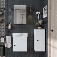 Ensemble de meubles de salle de bain - PUNTO - Meuble sous vasque - Meubles de salle de bain - Gäste WC - armoire de salle de bain, lavabo, meuble de salle de bain, armoire de salle de bain, avec, meuble sous vasque, meuble de salle de bain, ensemble, lavabo, meuble, meuble de salle de bain, salle de bain, armoires de salle de bain, schm